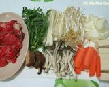 Hình bước làm 1 của món Lẩu Đậu Hũ 두부전골