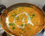 A picture of step 2 of Veg chilli milli with cashew nut tomato gravy.