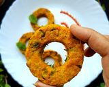 A picture of step 4 of Rice Donuts.
