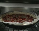 Une image de l'étape 4 de Quiche poivron - chorizo.