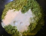 Tejszínes - brokkolis metélt recept fázis 3 fotója
