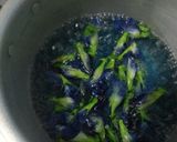 Foto langkah ke 2 dari resep Agar Agar Santan Bunga Telang.