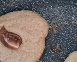 Foto del paso 1 de la receta: Tortitas de plátano, pera y avena, rellenas de kinder y castaña