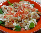 Foto del paso 3 de la receta: Ensalada de pollo y canónigos