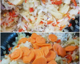 Foto del paso 3 de la receta: Noodels de arroz con Bambú, Verduras y Especies al Mirín
