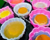 Hình bước làm 3 của món Bánh Trung Thu Rau Câu Nhân Flan