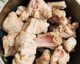 Hình bước làm 1 của món Sườn xào chua ngọt