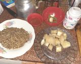 Foto del paso 1 de la receta: Guiso de pollo y lentejas