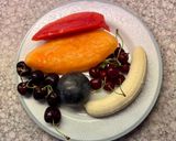 Φωτογραφία βήματος 1 της συνταγής Smoothie με βύσσινο, κεράσι, πεπόνι, βανίλια, μπανάνα, καρπούζι 🩷🩷🩷