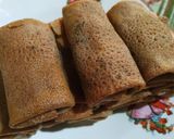 Foto langkah ke 6 dari resep Dadar gulung pisang coklat.