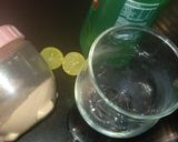A picture of step 1 of Lemon Soda.