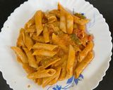 माइक्रोवेव रेड सॉस पास्ता 🍝 रेसिपी चरण 5 फोटो