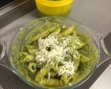 A picture of step 10 of Basil Pesto Pasta.