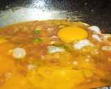 A picture of step 3 of Anday ka khageena.