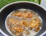 A picture of step 8 of Fried Chicken...the best ‼️ No hassle, stays crispy and not tough 👍🏻.