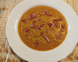 Foto del paso 11 de la receta: Crema de zanahoria con coles de Bruselas y panceta