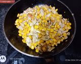 A picture of step 4 of Corn egg fry.