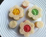 A picture of step 10 of Rainbow Sandwiches.