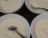 Foto langkah ke 3 dari resep Unicorn Bread Pudding (Puding Roti Unicorn).