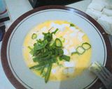 Foto langkah ke 1 dari resep Omellete tahu telor + pecel sayur.