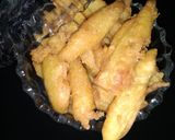 A picture of step 6 of French fries pakora.