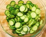 A picture of step 2 of Taiwanese Pickled Cucumber.