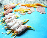 Foto del paso 1 de la receta: Rollitos de lomo con salsa de soja con pastel de zanahoria
