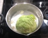 A picture of step 1 of Cheesy Cabbage Rolls.