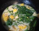 Foto langkah ke 3 dari resep Bobor kangkung jagung manis.
