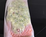 Foto del paso 6 de la receta: Salmón al papillote con puerros y queso feta