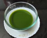 A picture of step 2 of Banana leaf Halwa.