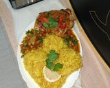 صورة لخطوة 7 من وصفة ارز بشعيرية ودجاج🧄🧅🌶