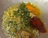 A picture of step 2 of Khatu kadhi.