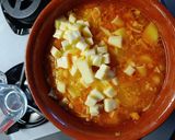 Foto del passaggio 4 della ricetta Pasta patate e provola