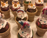 Foto del paso 3 de la receta: Cupcakes-heladitos multicolores.... infaltables en la fiesta de tu peque!!