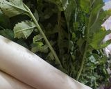 A picture of step 1 of Mooli ki bhujia /Radish bhujia.