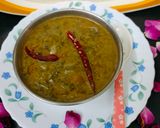A picture of step 4 of Punjabi Palak Sarson Ka Saag.
