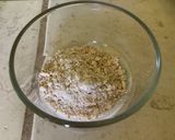 A picture of step 2 of Oatmeal almond berry muffin.