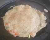 A picture of step 2 of Vegetable oats chilla.