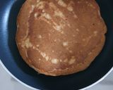 A picture of step 8 of Banana pancake (no milk/ no egg) with sourdough starter discard.