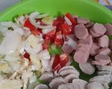 Foto langkah ke 1 dari resep Pizza jamur.
