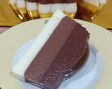 Foto langkah ke 5 dari resep Triple Layers Pudding/ Puding Lapis Coklat/ Puding Tiga Lapis.
