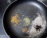 A picture of step 1 of Palak pakoda or Spinach fritters or pakoda.