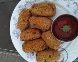 कॉर्न कबाब (corn kebab recipe in marathi) रेसिपी स्टेप 3 फोटो 