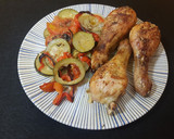 Foto del paso 6 de la receta: Pollo al horno con verduras