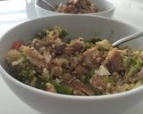 Foto del paso 6 de la receta: Bulgur con pollo, verduras al vapor y manzana