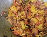 A picture of step 4 of Bamboo shoots Tomatoes Potato Chokha.