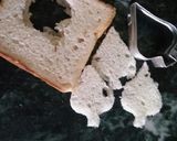 A picture of step 1 of Bread Heart malpua.