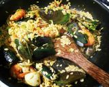 Hình bước làm 9 của món Risotto Hải Sản Ý
