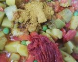 A picture of step 11 of Mix veggies gravy.